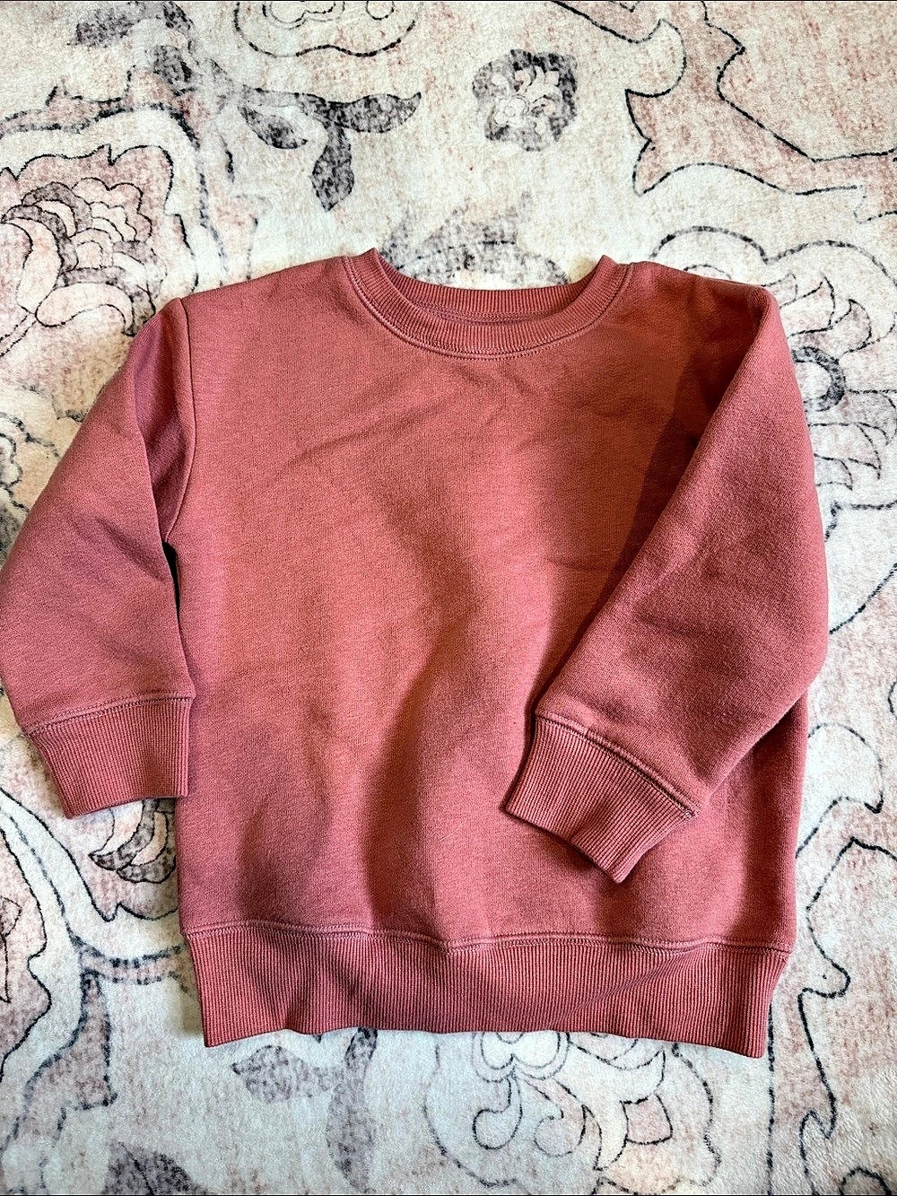 jumping beans Softest Fleece Crew Sweatshirt Girls 2T Pink